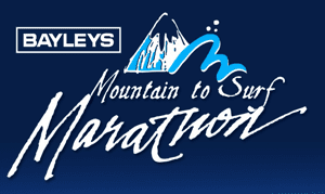 Mountain to Surf Marathon logo on RaceRaves