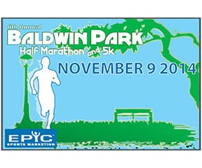 Baldwin Park Half Marathon & 5K logo on RaceRaves