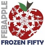 Febapple Frozen Fifty logo on RaceRaves