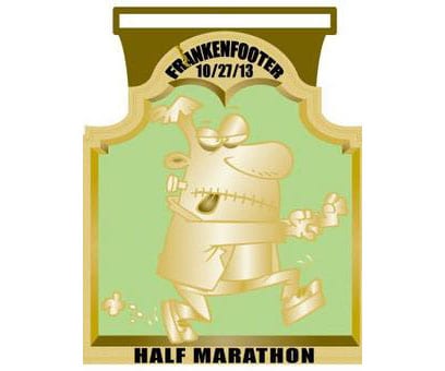 FrankenFooter Half Marathon & Bride of FrankenFooter 5K logo on RaceRaves