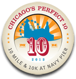Chicago’s Perfect 10 logo on RaceRaves