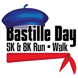 Bastille Day Run logo on RaceRaves
