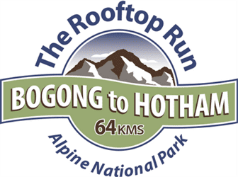 Bogong to Hotham – The Rooftop Run logo on RaceRaves