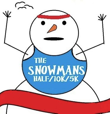 Snowmans Half Marathon, 10K & 5K logo on RaceRaves