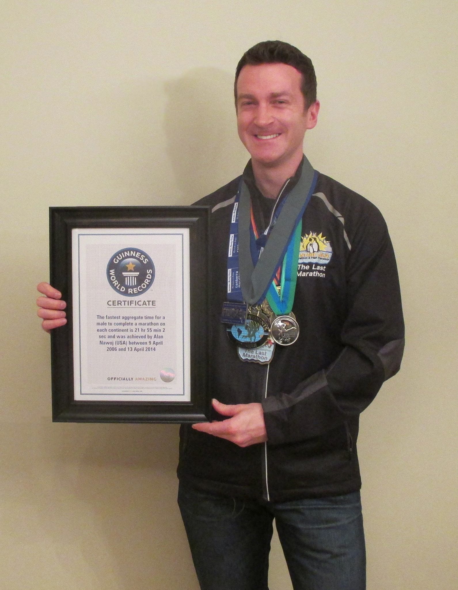 Alan Nawoj, Guinness World Record holder (RaceRaves)