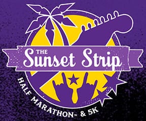 Sunset Strip Half Marathon logo on RaceRaves