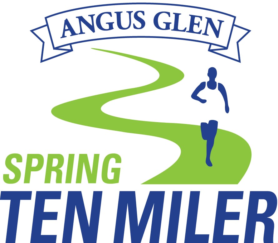 Angus Glen Spring Ten Miler logo on RaceRaves
