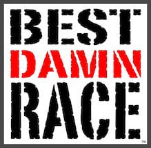 Best Damn Race Orlando logo on RaceRaves
