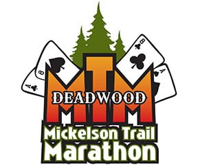 Deadwood Mickelson Trail Marathon logo on RaceRaves