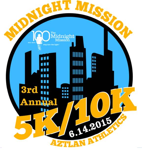 Midnight Mission 5K/10K Run for Recovery logo on RaceRaves