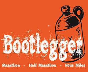Bootlegger Marathon logo on RaceRaves