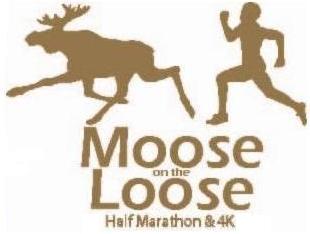 Moose on the Loose Half Marathon logo on RaceRaves