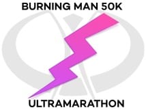 Burning Man Ultramarathon 50K logo on RaceRaves