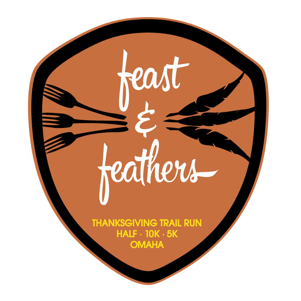 Feast and Feathers Thanksgiving Trail Run logo on RaceRaves