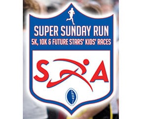Super Sunday Run logo on RaceRaves