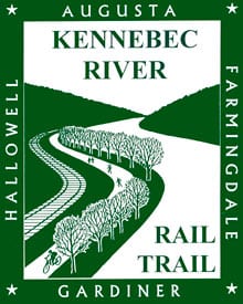 Kennebec River Rail Trail Half Marathon logo on RaceRaves