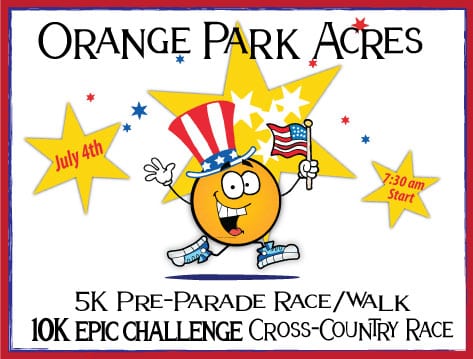 Orange Park Acres 4th of July Races logo on RaceRaves