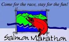 Salmon Marathon & Half Marathon logo on RaceRaves