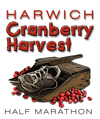 Harwich Cranberry Harvest Half Marathon logo on RaceRaves