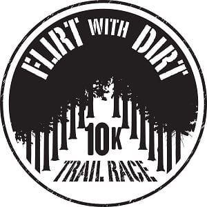 Flirt with Dirt 10K logo on RaceRaves