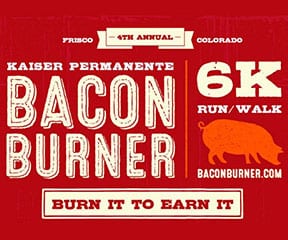 Bacon Burner 6K logo on RaceRaves