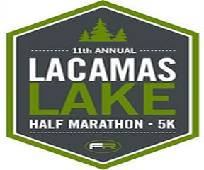 Lacamas Lake Half Marathon & 5K logo on RaceRaves
