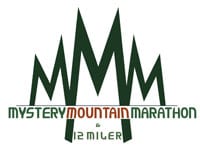 Mystery Mountain Marathon & 12 Miler logo on RaceRaves