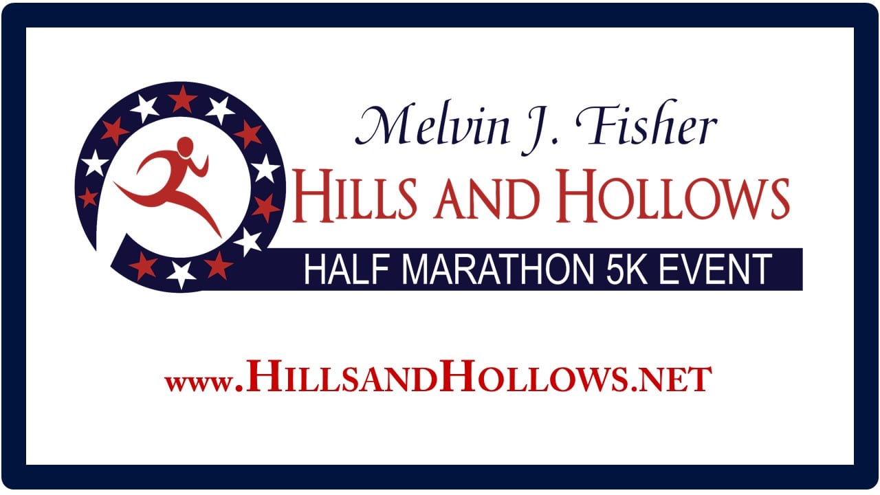 Hills and Hollows Half Marathon & 5K logo on RaceRaves