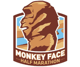Monkey Face Half Marathon logo on RaceRaves