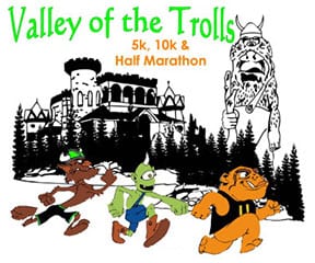 Valley of the Trolls Half Marathon logo on RaceRaves