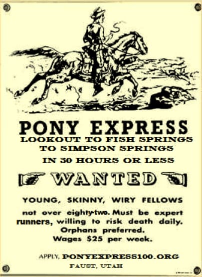Pony Express Trail 50 and 100 Mile Endurance Run logo on RaceRaves