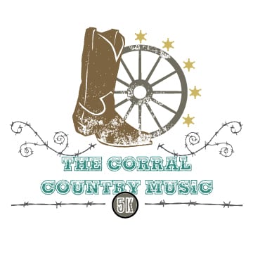 The Corral Country Music 5K (fka Stagecoach 5K) logo on RaceRaves