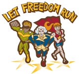 Let Freedom Run logo on RaceRaves