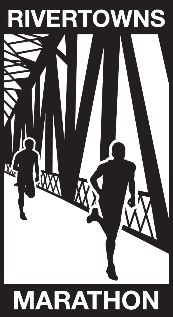 River Towns Marathon & Half Marathon logo on RaceRaves