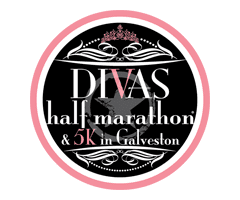 Divas Half Marathon & 5K in Galveston logo on RaceRaves