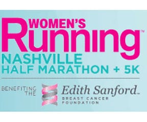 Women’s Running Nashville Half Marathon & 5K logo on RaceRaves