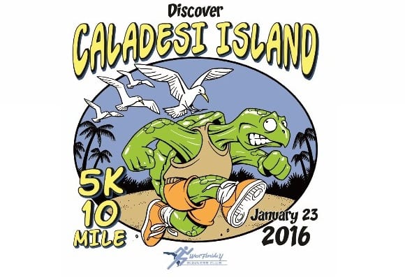 Discover Caladesi Island 10 Mile Beach/Trail Race logo on RaceRaves