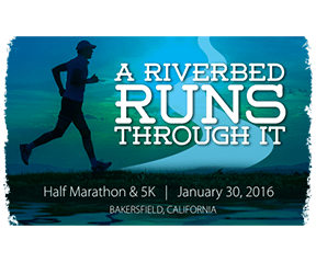 A Riverbed Runs Through It Half Marathon & 5K logo on RaceRaves