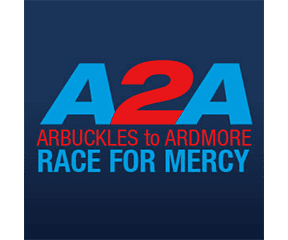 A2A Arbuckles to Ardmore Race for Mercy logo on RaceRaves