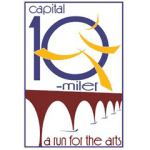 Capital 10-Miler – a run for the arts logo on RaceRaves