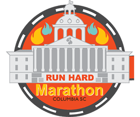 Run Hard Columbia Marathon & Half Marathon logo on RaceRaves