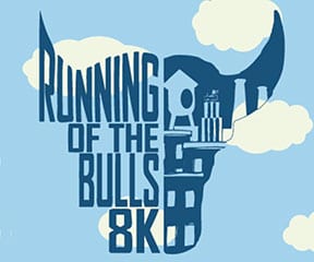 Running of the Bulls 8K (NC) logo on RaceRaves