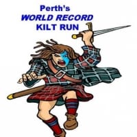 Perth’s World Record Kilt Run logo on RaceRaves