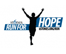 6 Stones Run For Hope logo on RaceRaves