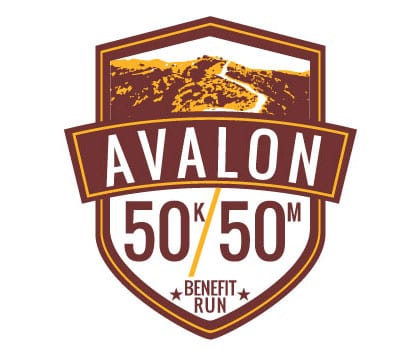 Avalon 50K & 50M Benefit Run logo on RaceRaves