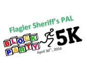 Flagler Sheriff’s PAL Hot Pursuit 5K & Block Party logo on RaceRaves