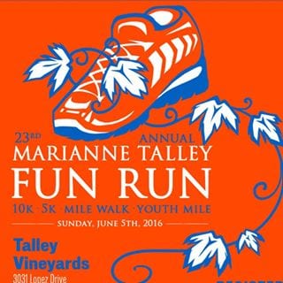Marianne Talley Memorial Fun Run logo on RaceRaves