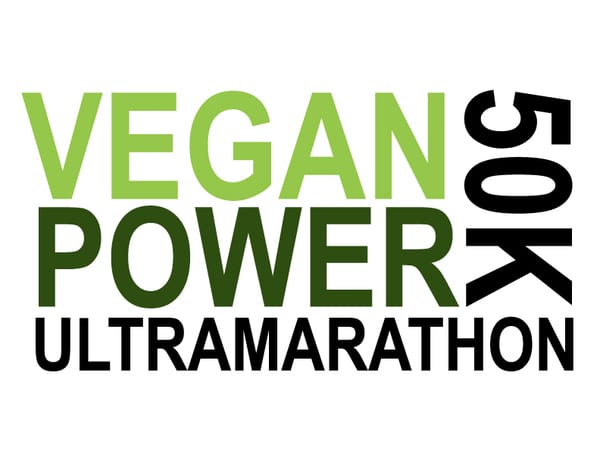 Vegan Power 50K logo on RaceRaves