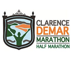 Clarence DeMar Marathon & Half Marathon logo on RaceRaves