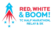 Red, White & Boom! TC Half Marathon logo on RaceRaves